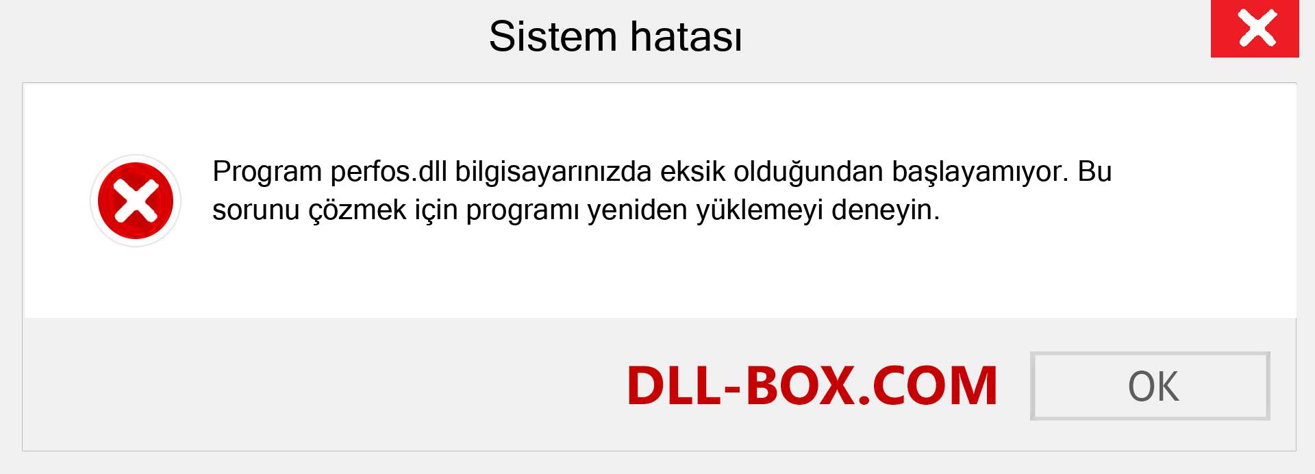 perfos.dll dosyası eksik mi? Windows 7, 8, 10 için İndirin - Windows'ta perfos dll Eksik Hatasını Düzeltin, fotoğraflar, resimler